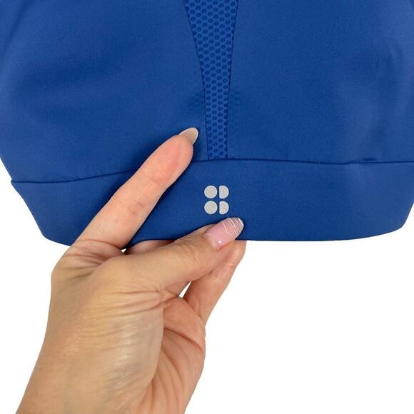 Sweaty Betty Blue All Train Sports Bra SB4731 Size 32C - Picture 4 of 11